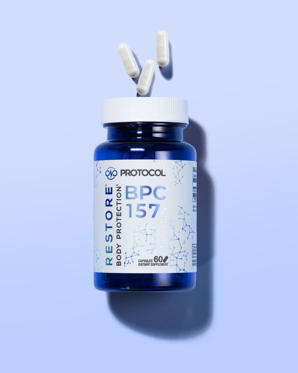Restore BPC-157, 500mcg, 60 Capsules Restore Body Protection BPC-157