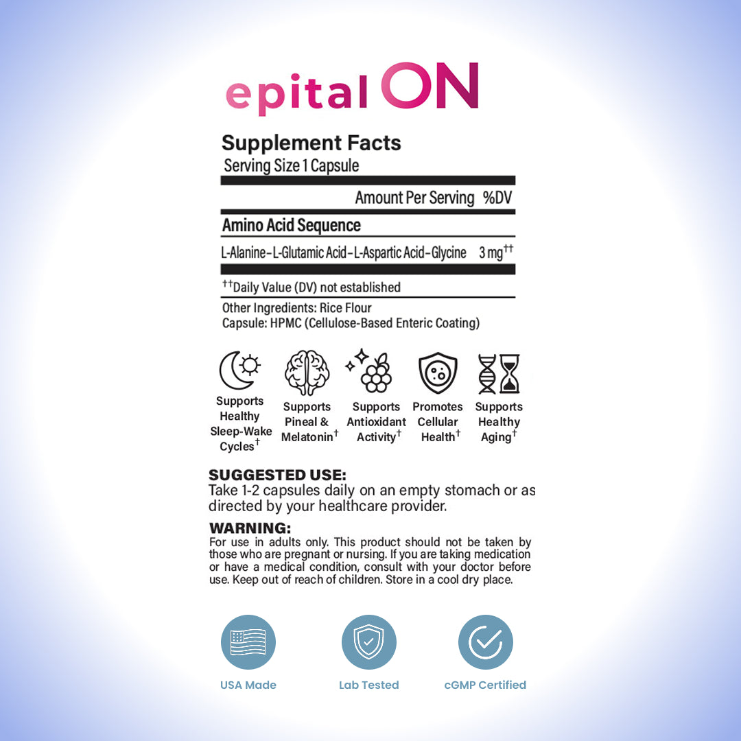 epital ON, 3mg, 30 Capsules