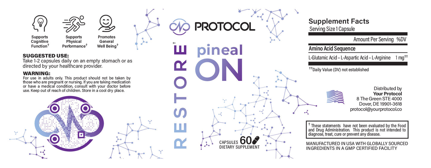 PinealON. 1mg, 60 Capsules