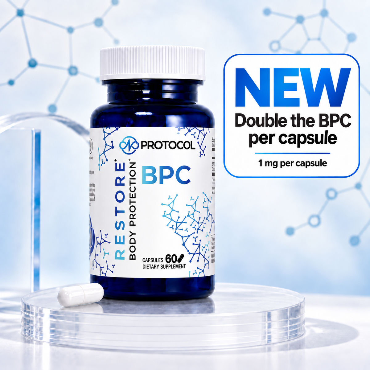 Restore BPC | 1 mg | 60 Capsules
