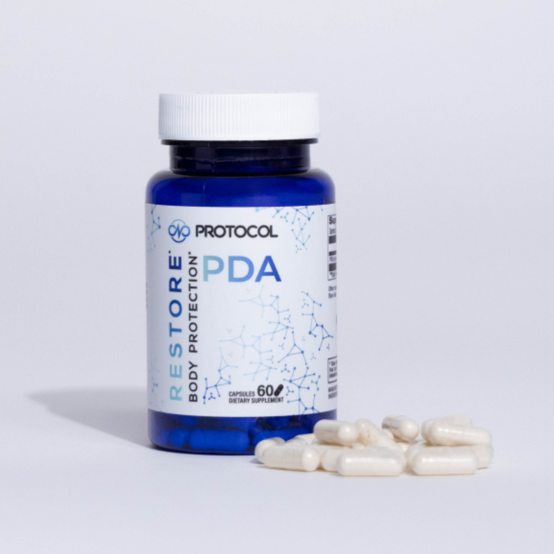 Restore PDA, 500mcg, 60 Capsules Restore Body Protection PDA