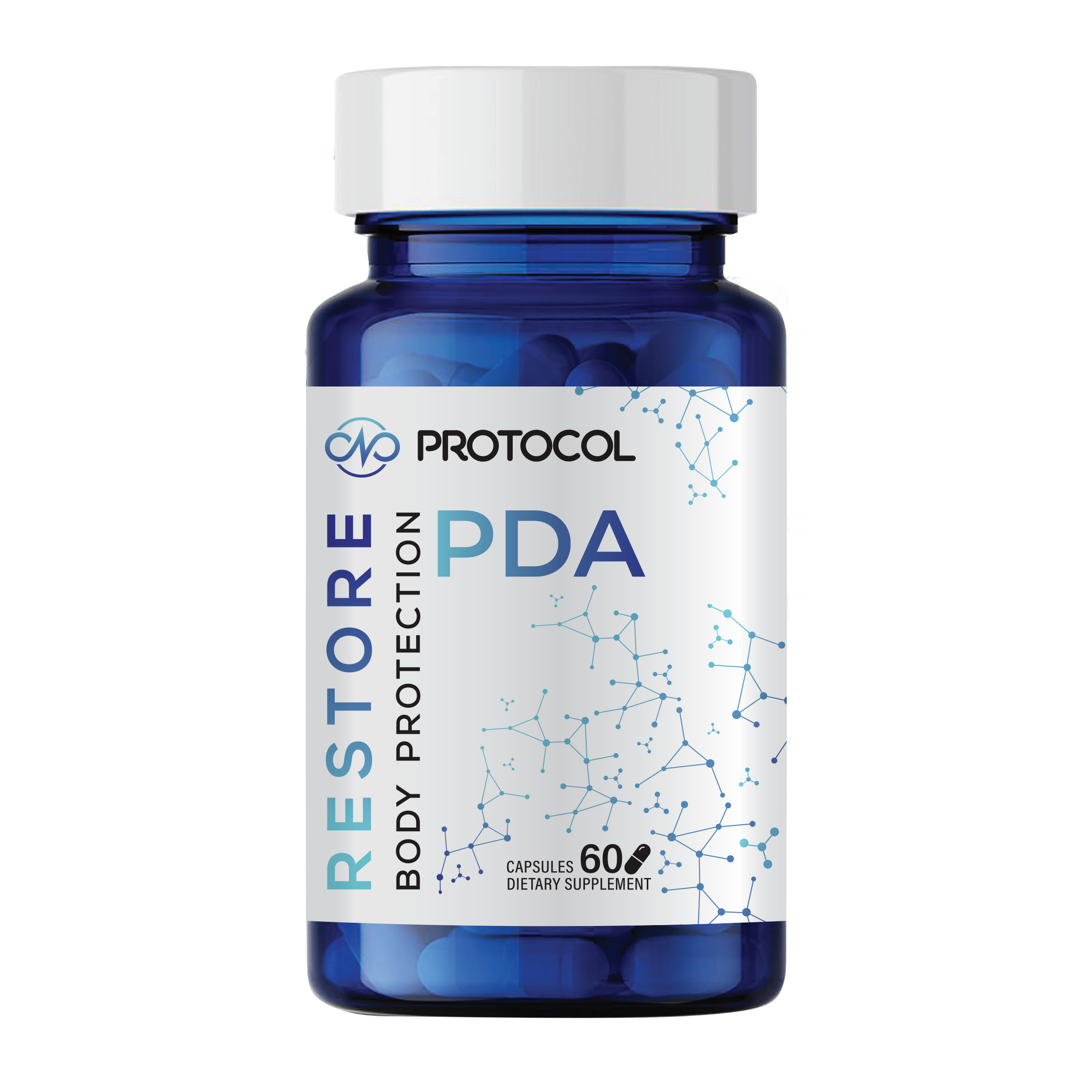 Restore PDA, 500mcg, 60 Capsules Restore Body Protection PDA