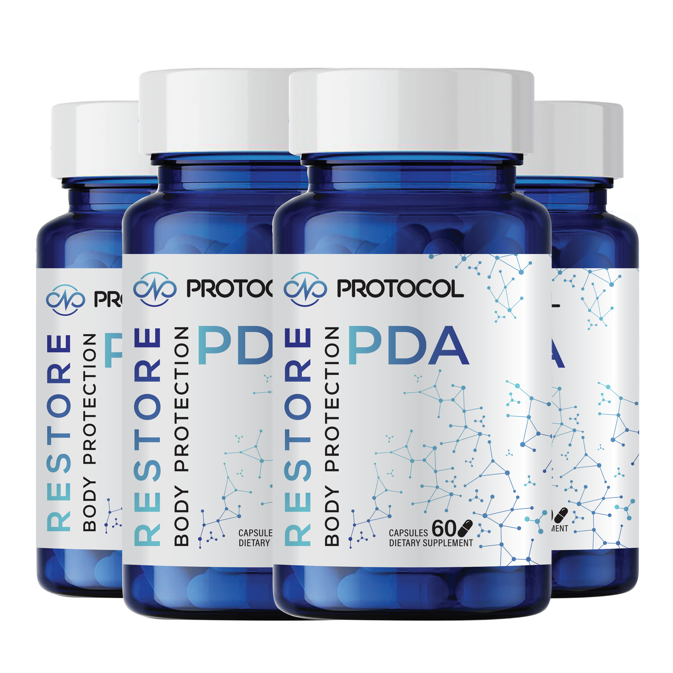 Restore PDA, 500mcg, 60 Capsules Restore Body Protection PDA