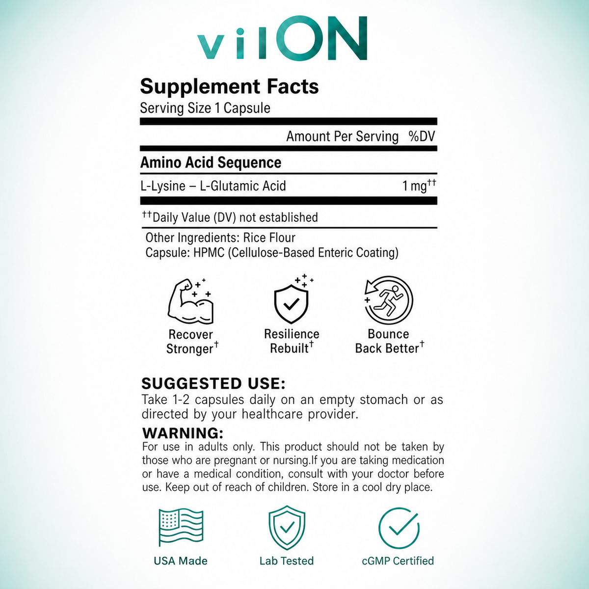 vilON | 1 mg | 60 Capsules
